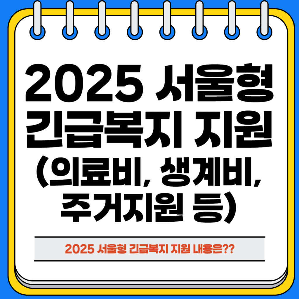 서울형 긴급복지 지원