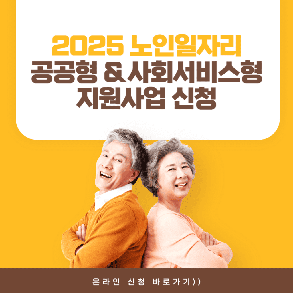 2025 노인일자리