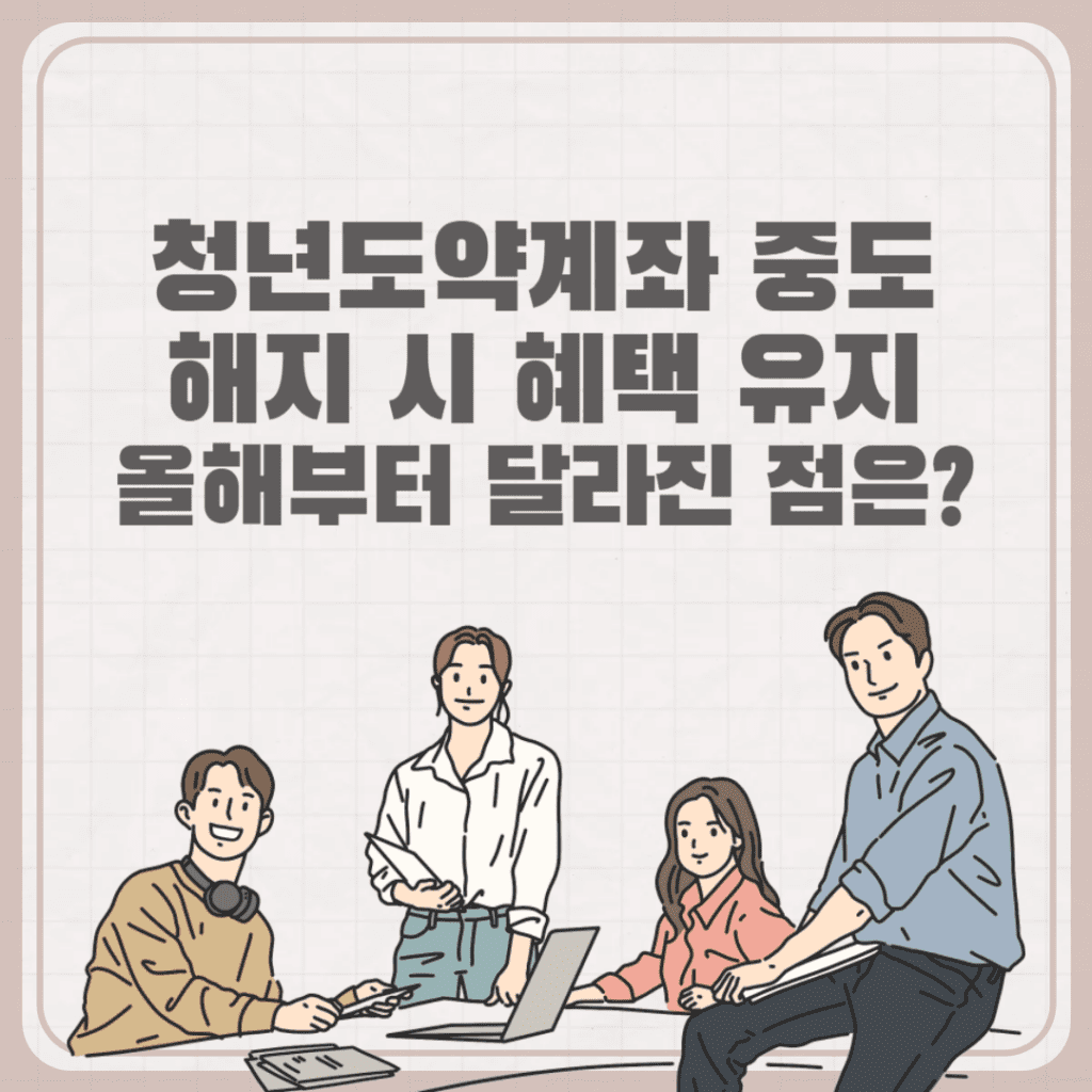 청년도약계좌 중도 해지