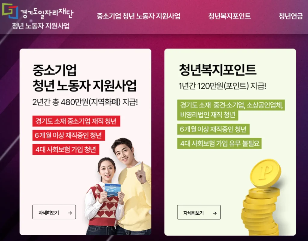 2025년 청년 복지포인트