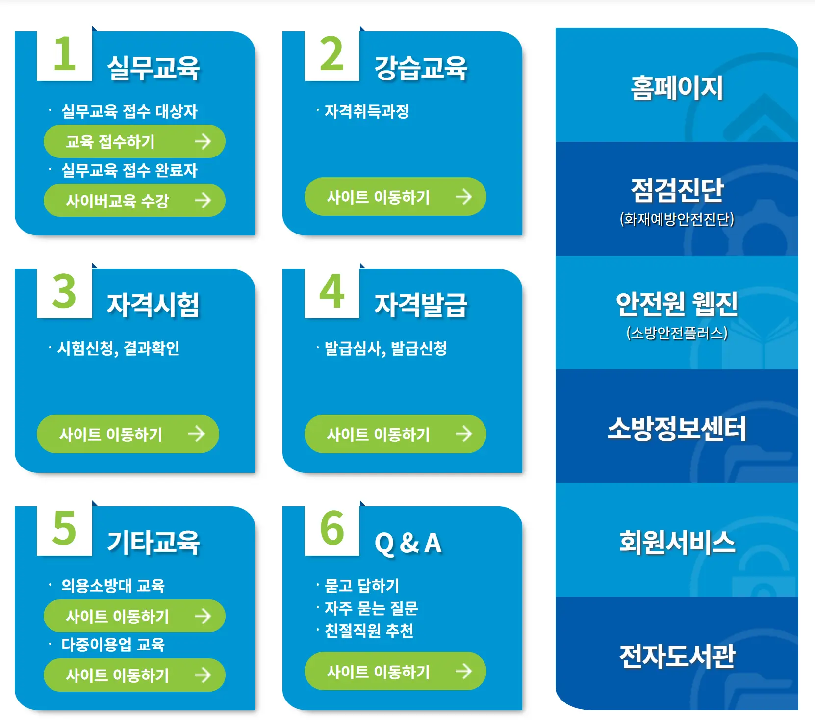 한국소방안전원 교육이수