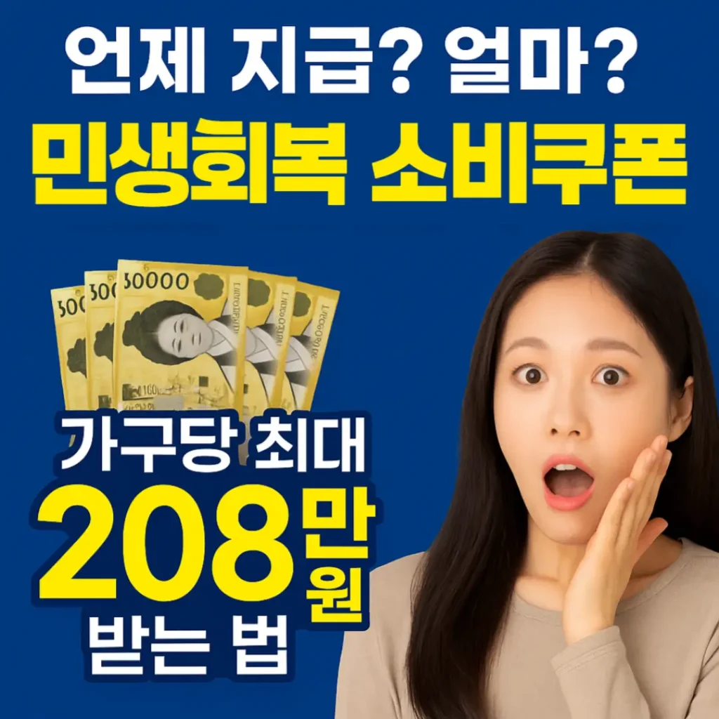 민생회복 소비쿠폰