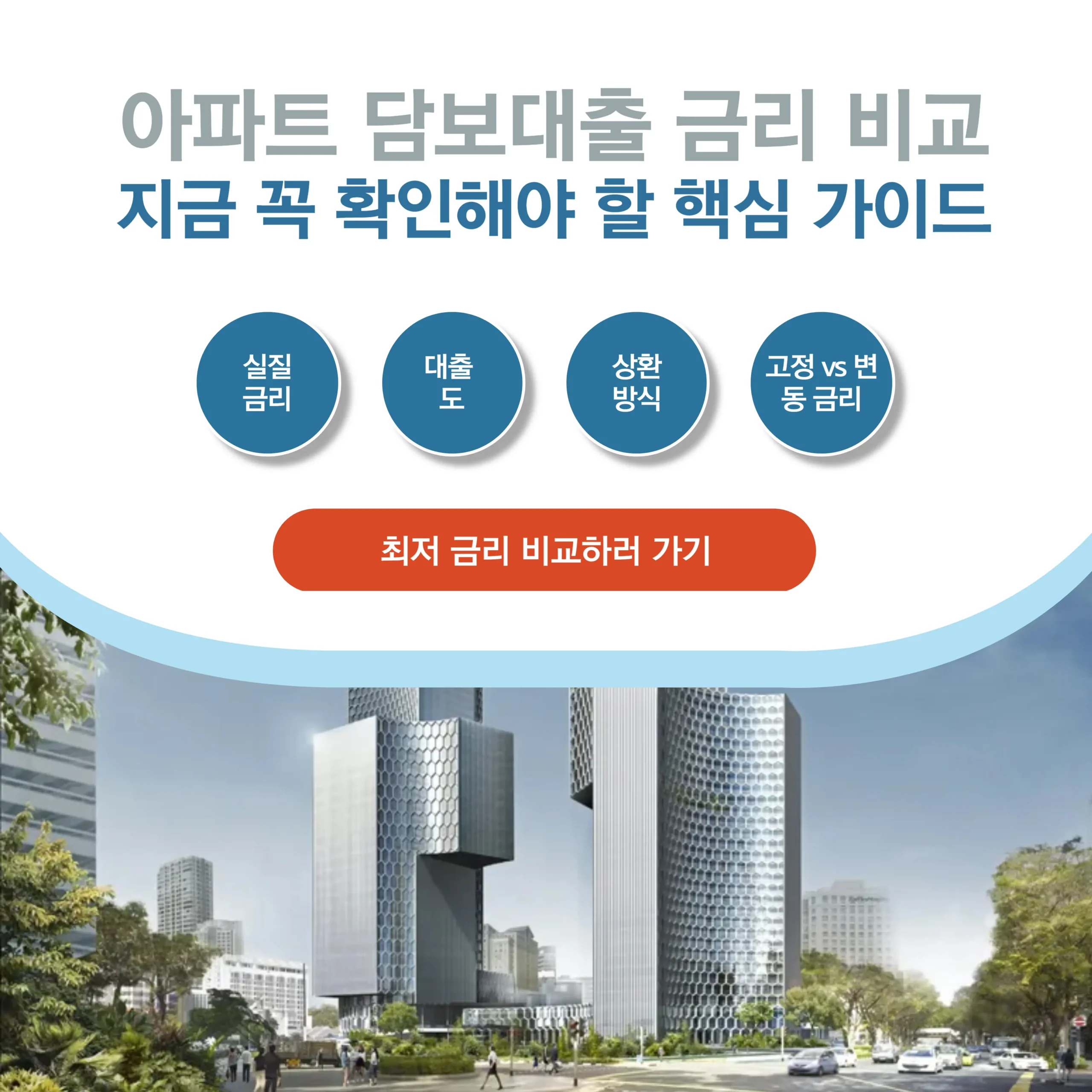 아파트 담보대출 금리 비교
