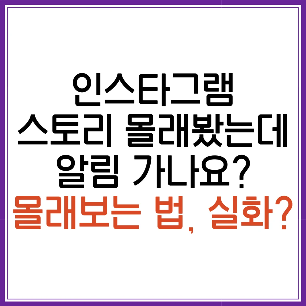 인스타그램 스토리